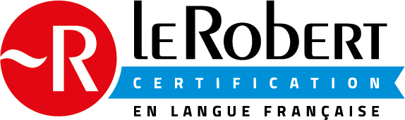 Logo de la Certification en langue française Le Robert