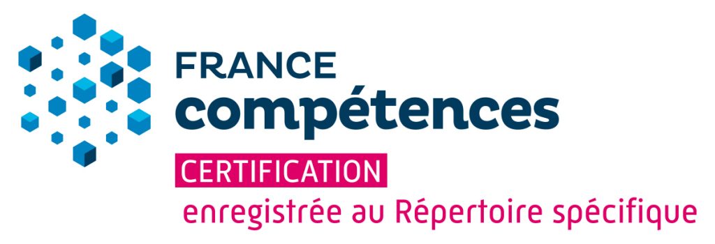 Logo de France Compétences, partenaire officiel de la Certification Le Robert, référence en maîtrise du français professionnel