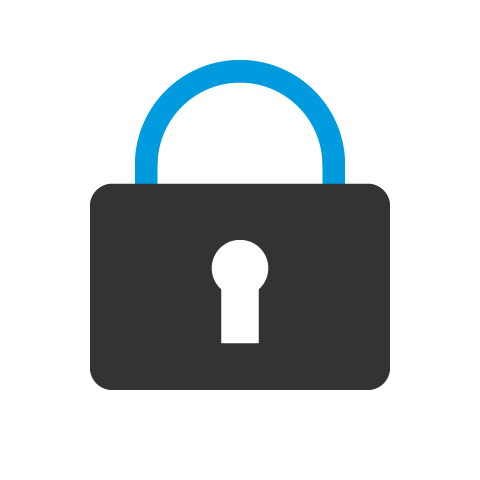 Icône de cadenas symbolisant la sécurité, la confidentialité et la protection des données en ligne