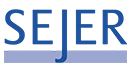 Logo de SEJER, filiale du groupe Editis, spécialisé dans l'éducation, la langue et la culture