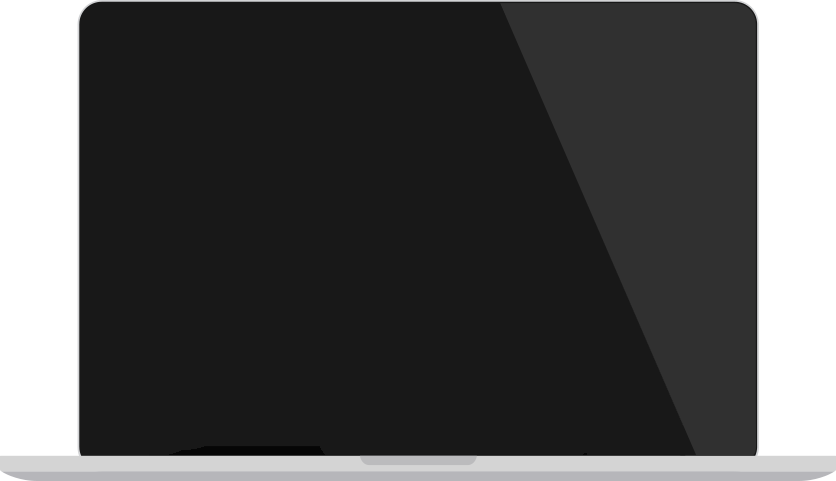 Illustration d'un ordinateur portable avec un écran symbolisant un support numérique ou une interface en ligne